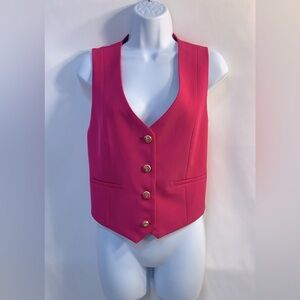 Rachel Zoe Women’s Hot Pink Dress Vest